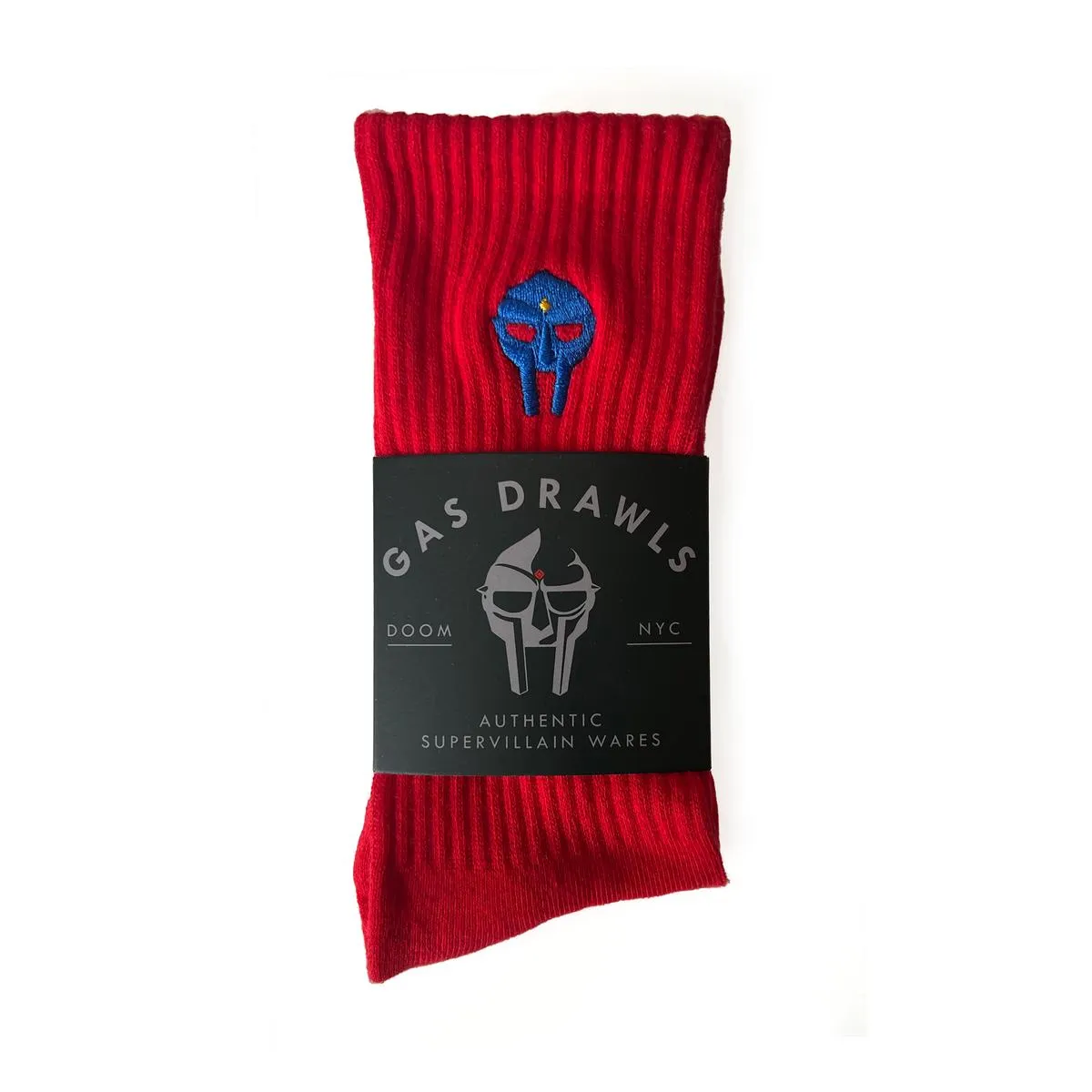 MF DOOM - MASK SOCK (RED)