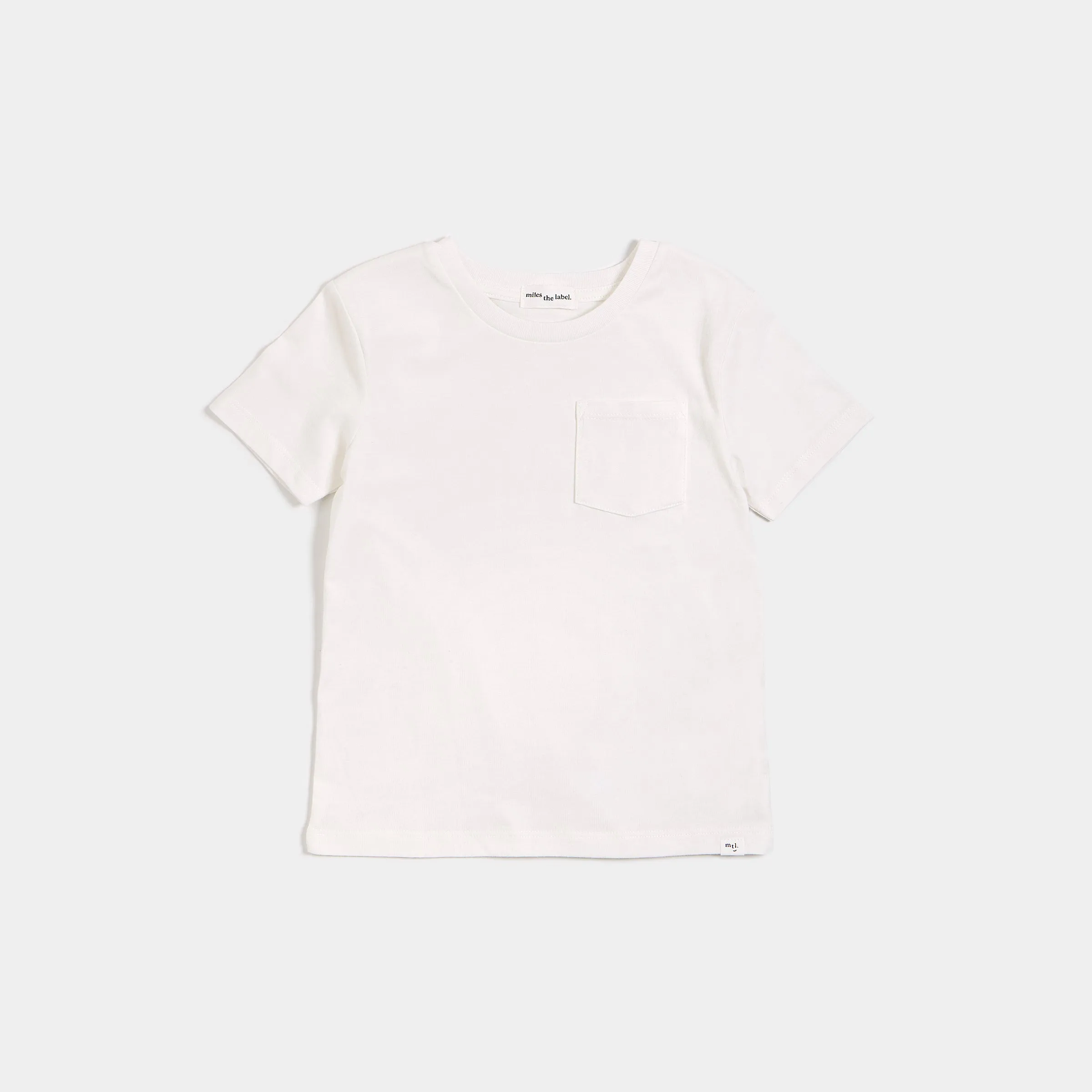 Miles Basics Off-White T-Shirt