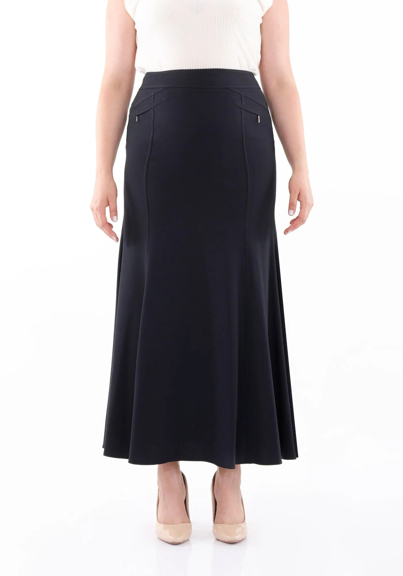 Modest Plus Size Mermaid Maxi Skirts | Fishtail Long Skirts