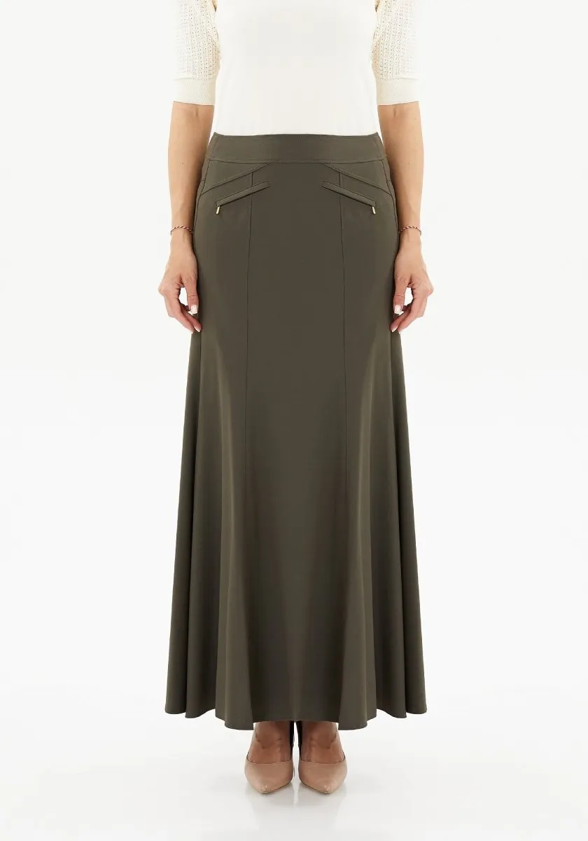 Modest Plus Size Mermaid Maxi Skirts | Fishtail Long Skirts