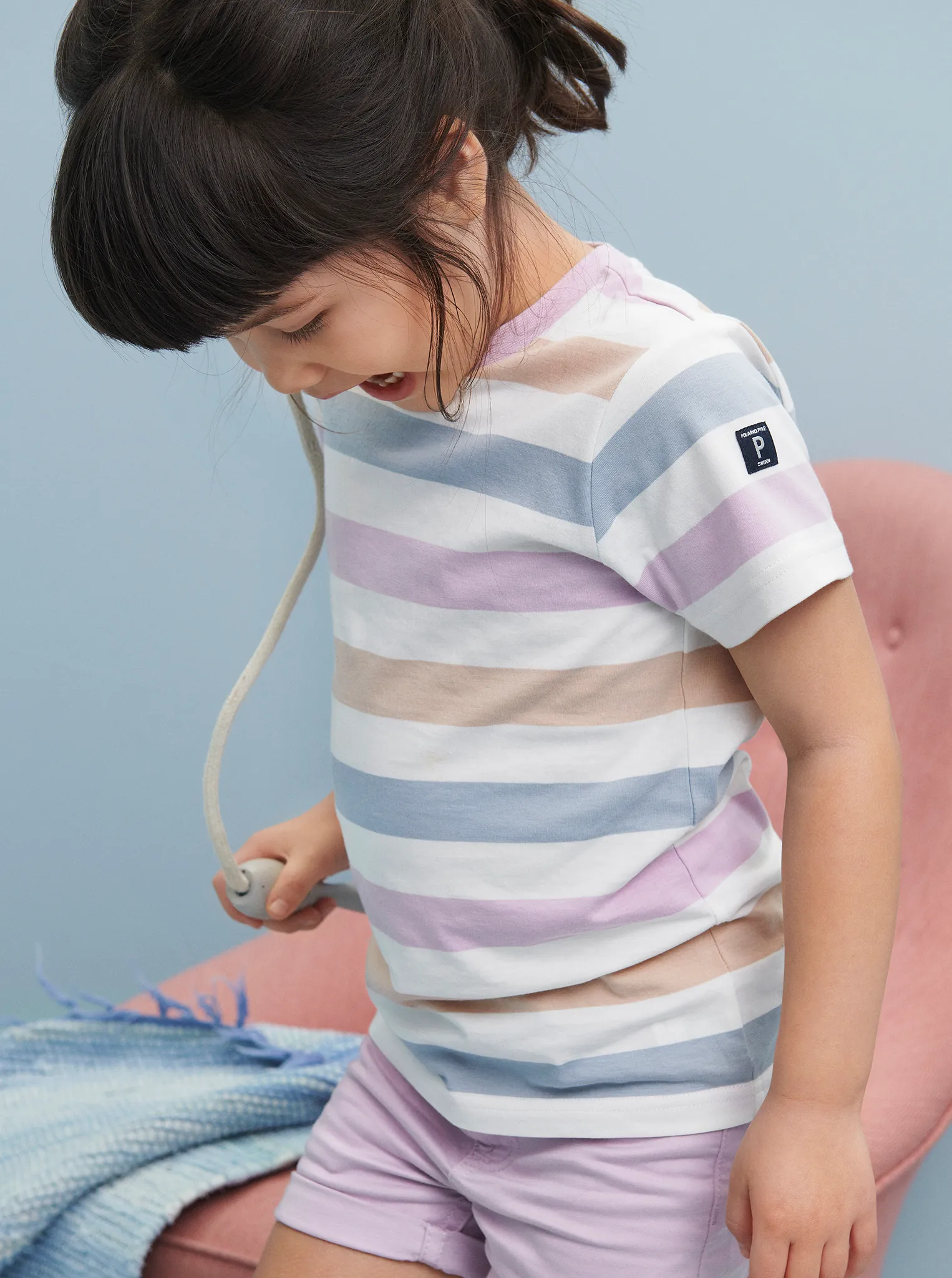 Multi-Striped Kids T-Shirt