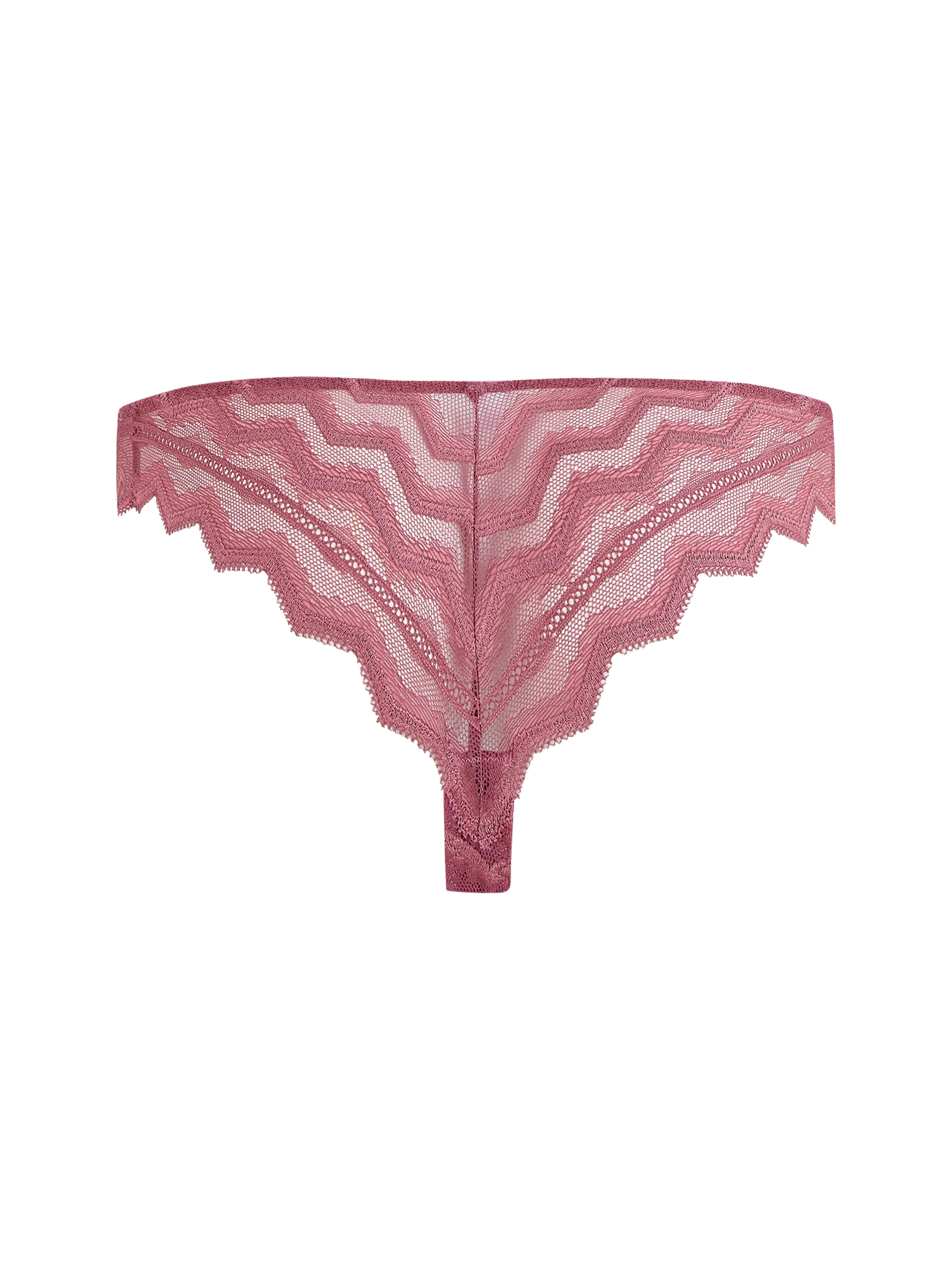 Muse by Coco de Mer Margot Brazilian Knicker in Deep Rose