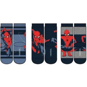 Name It Coronet Blue Jumio Spiderman 3-pack Socks