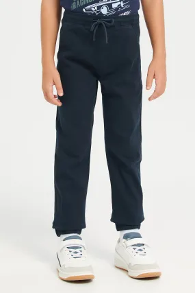 Navy Twill Jogger