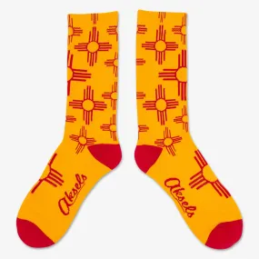 New Mexico Zia Socks