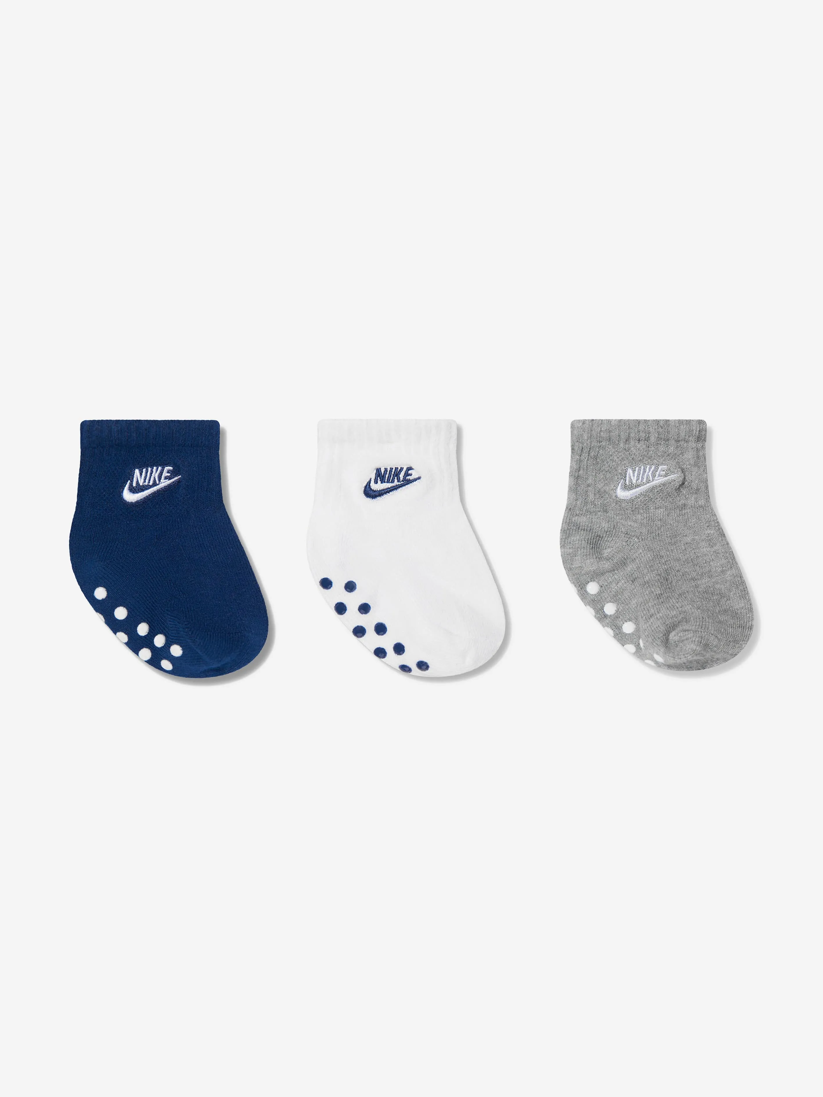 Nike Boys Core Futura Gripper Socks Set in Multicolour