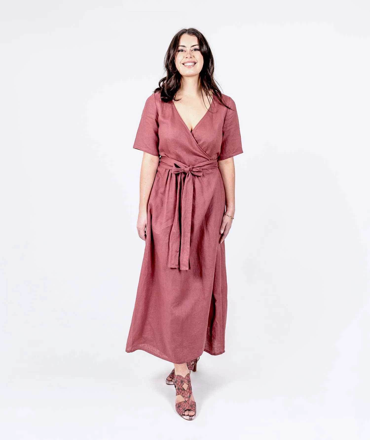 Persian Pink Wrap Dress