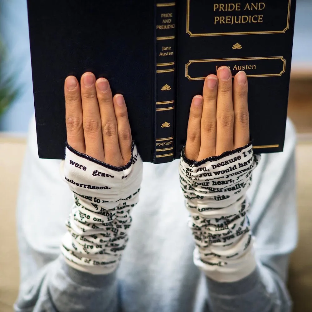 Pride and Prejudice Writing Gloves