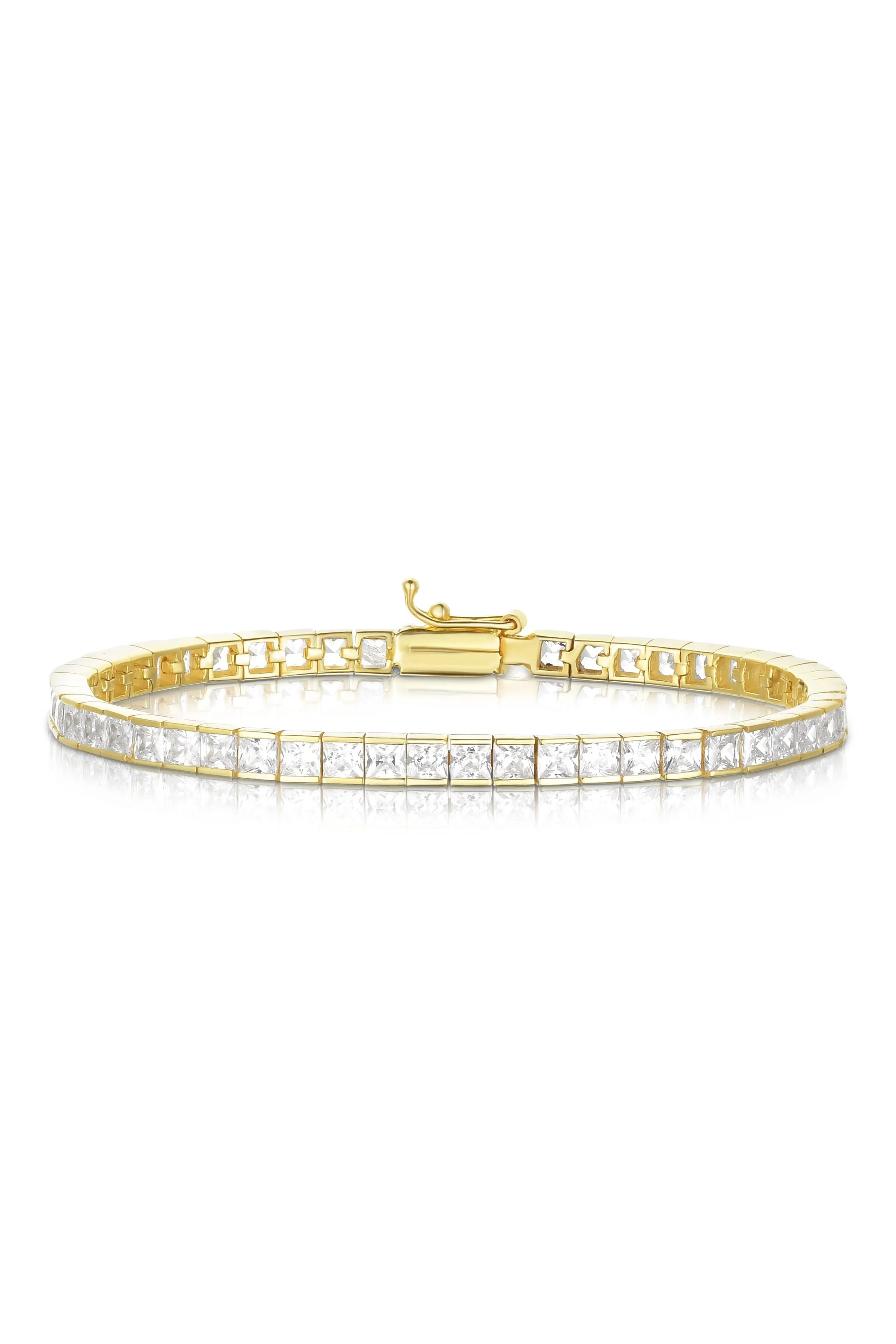 Princess Cut Tennis Bracelet