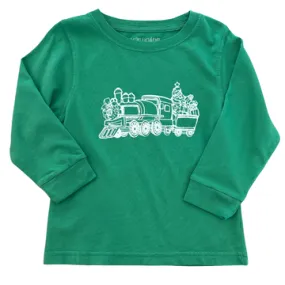 "Christmas Express" LS Boy's T-Shirt - Mustard & Ketchup Kids