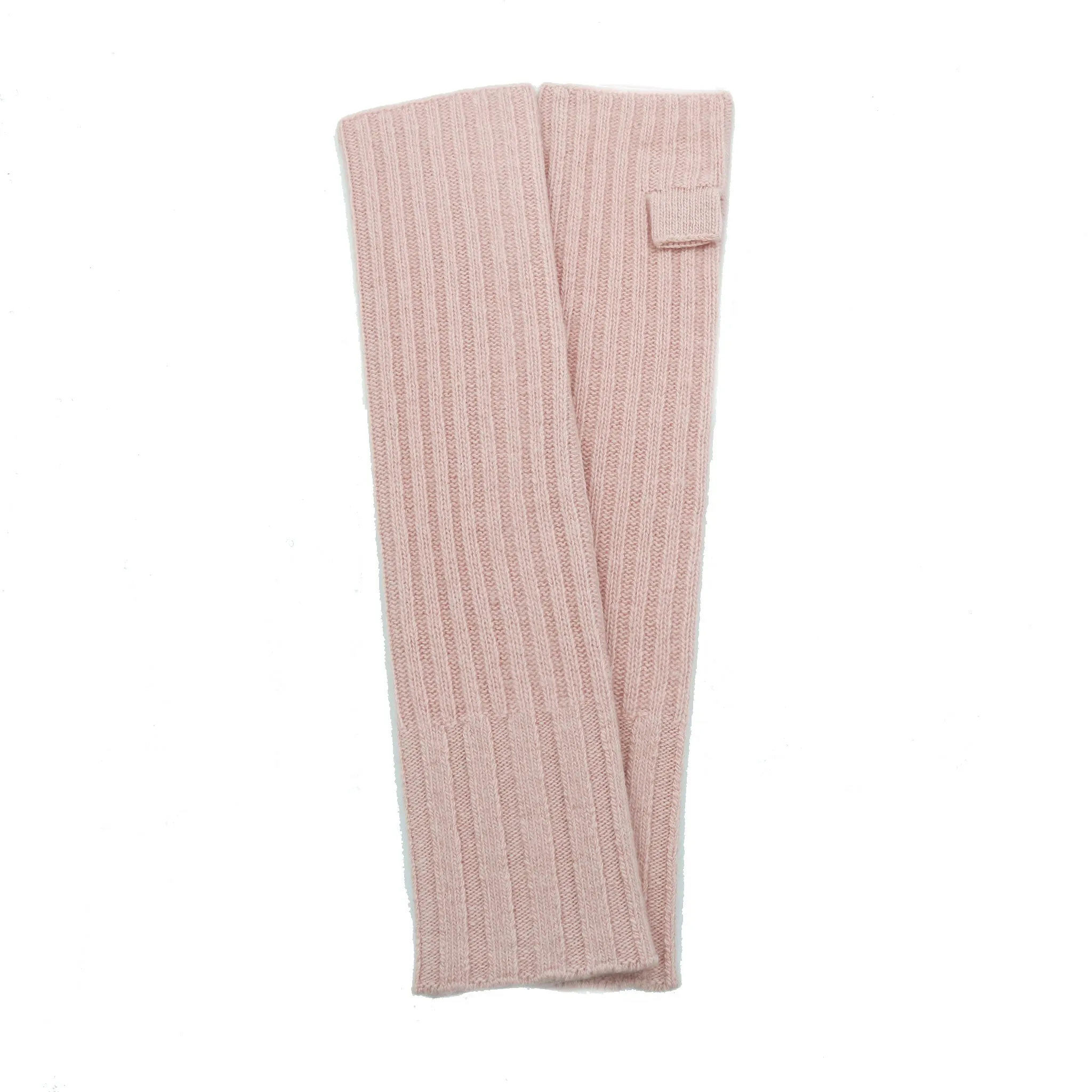 RIBBED FINGERLESS GLOVES