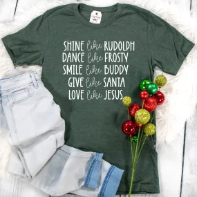 Shine Like Rudolph Unisex Shirt