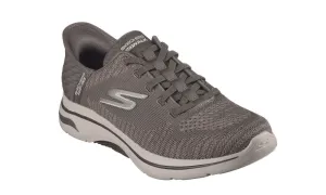 Skechers Mens Slip-ins Go Walk Arch Fit 2.0 Grand Select 2 Taupe Wide