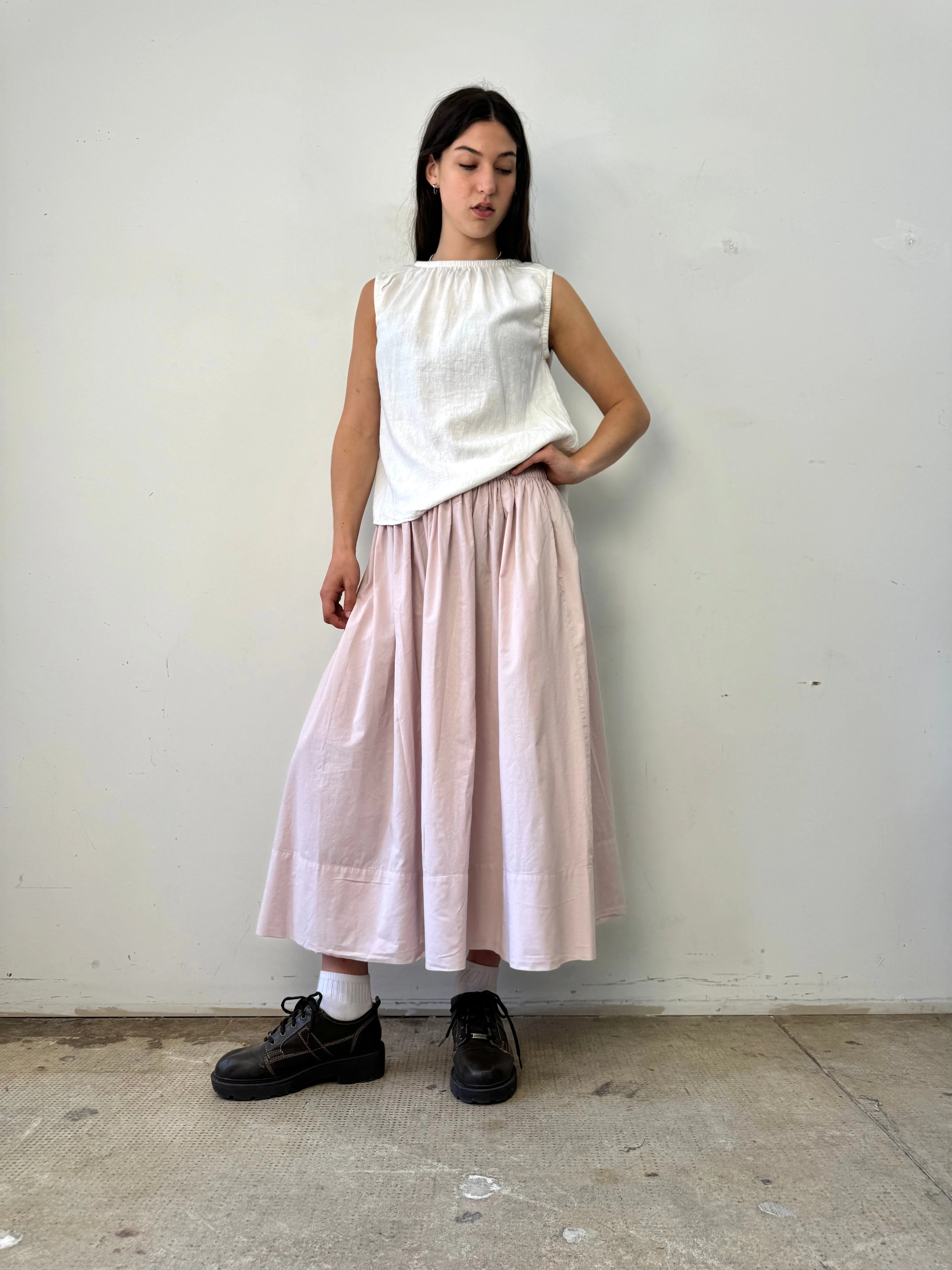 SKIRT BLUSH COTTON