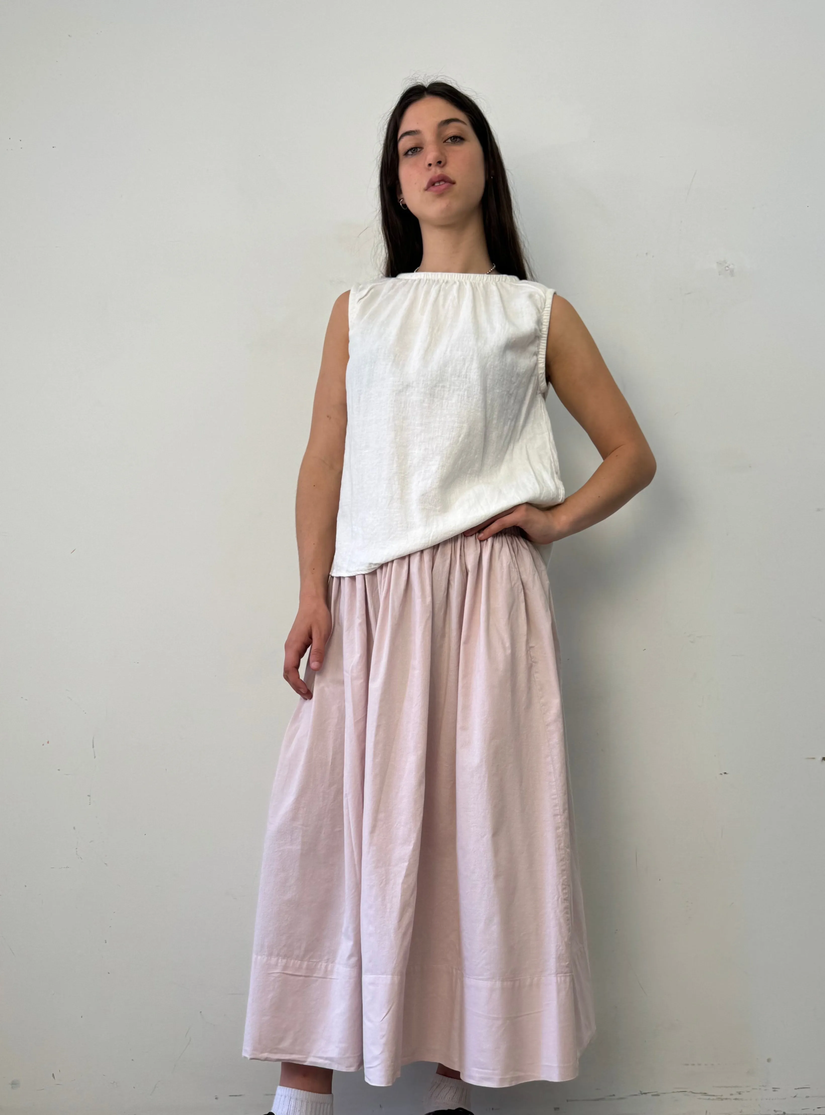 SKIRT BLUSH COTTON