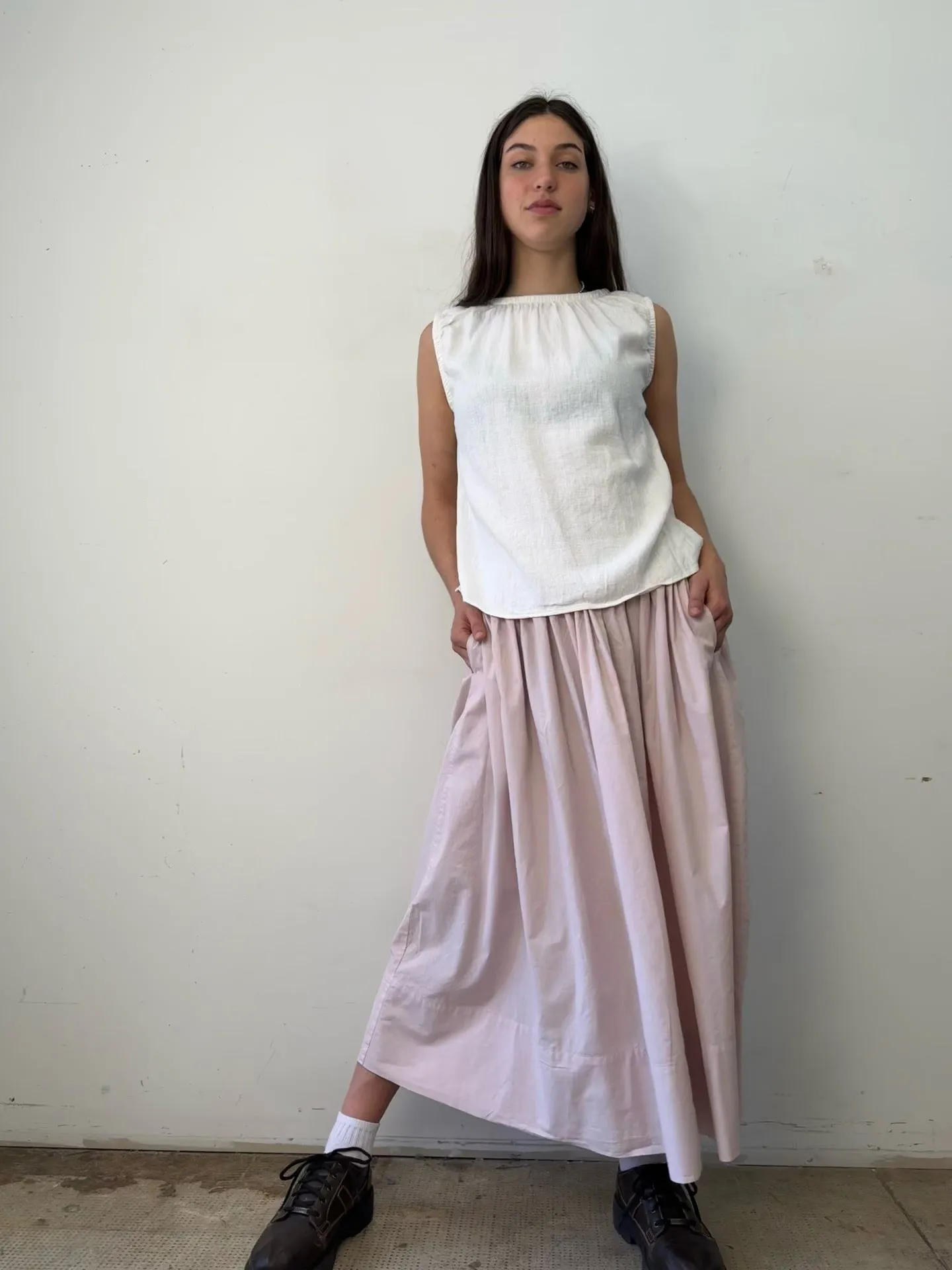 SKIRT BLUSH COTTON