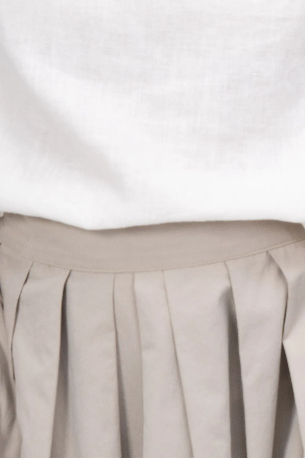 Skirt Cotton Khaki