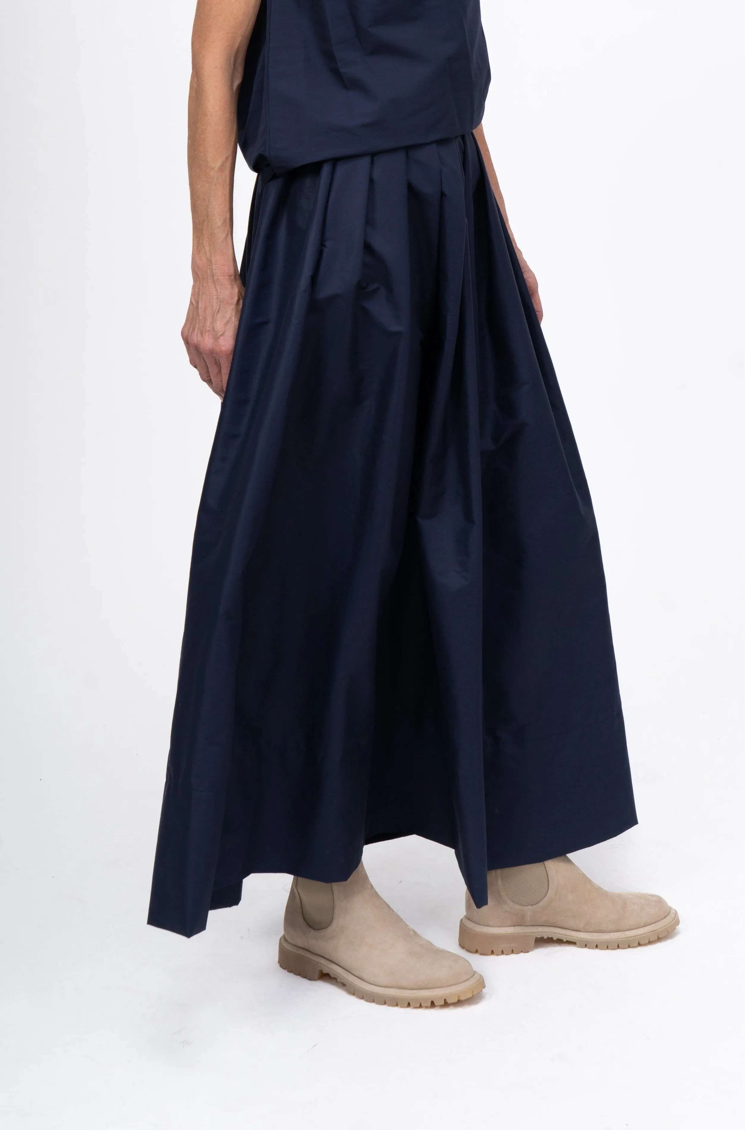 Skirt Navy Cotton