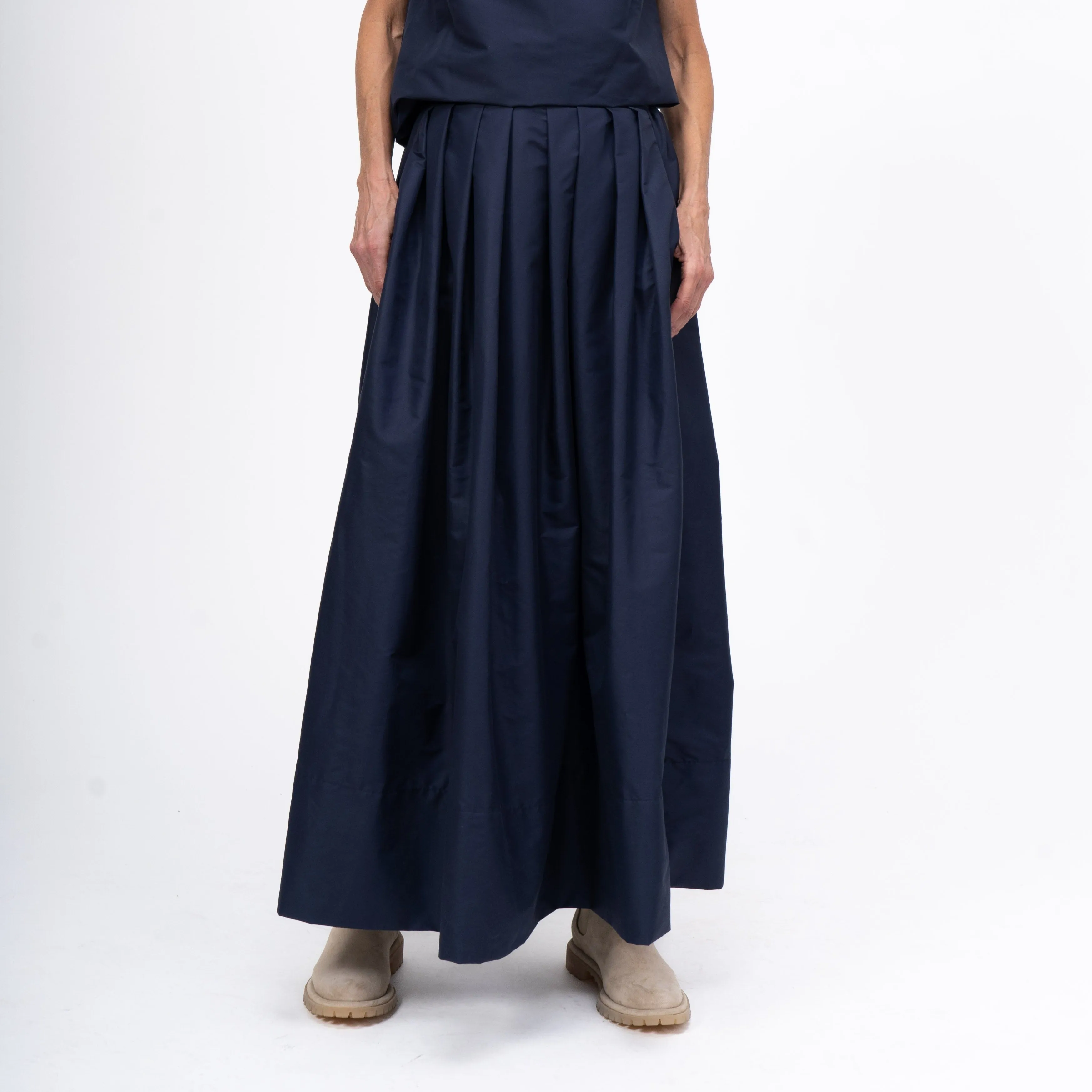 Skirt Navy Cotton