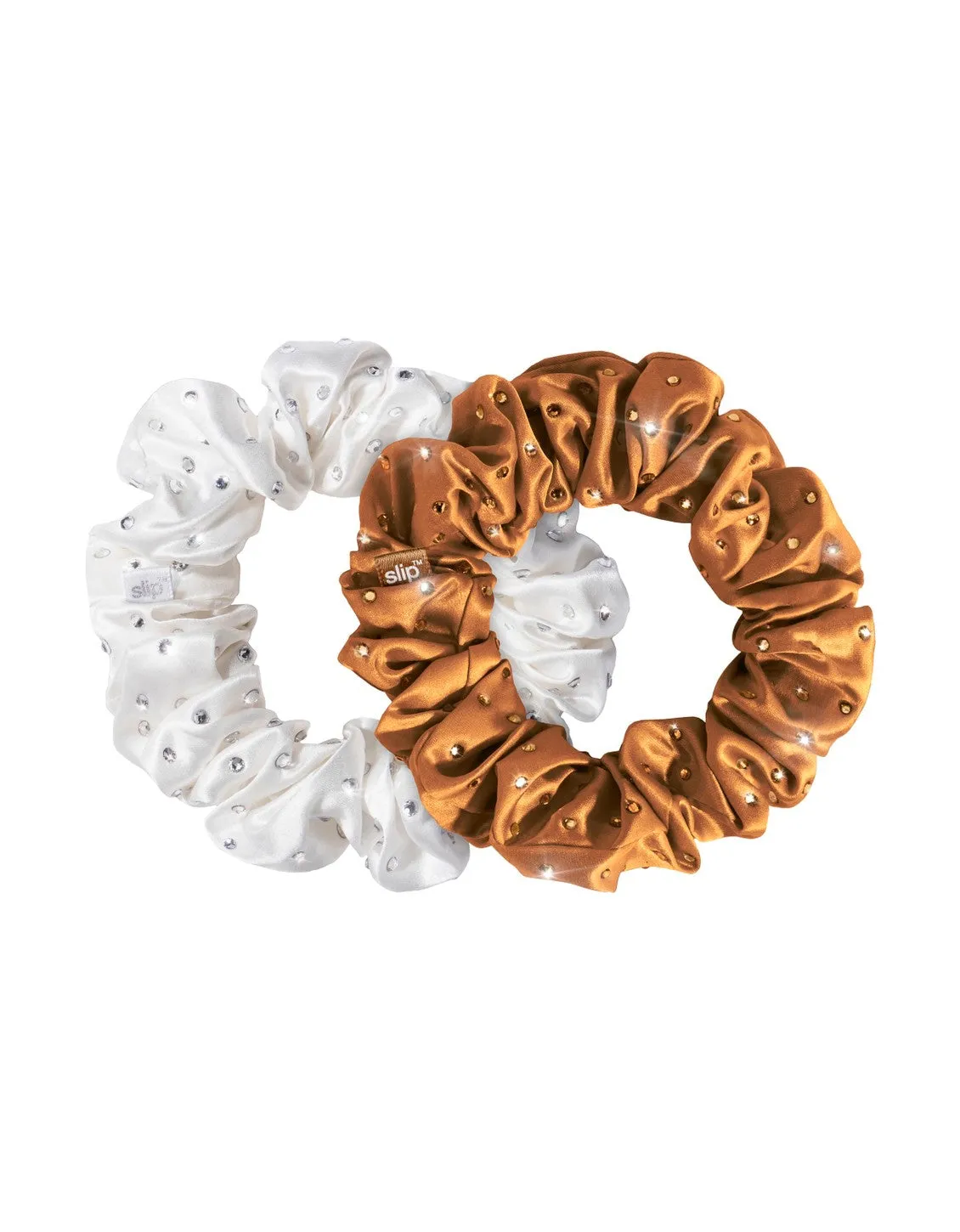 Slip Crystal Scrunchie Set - Stardust