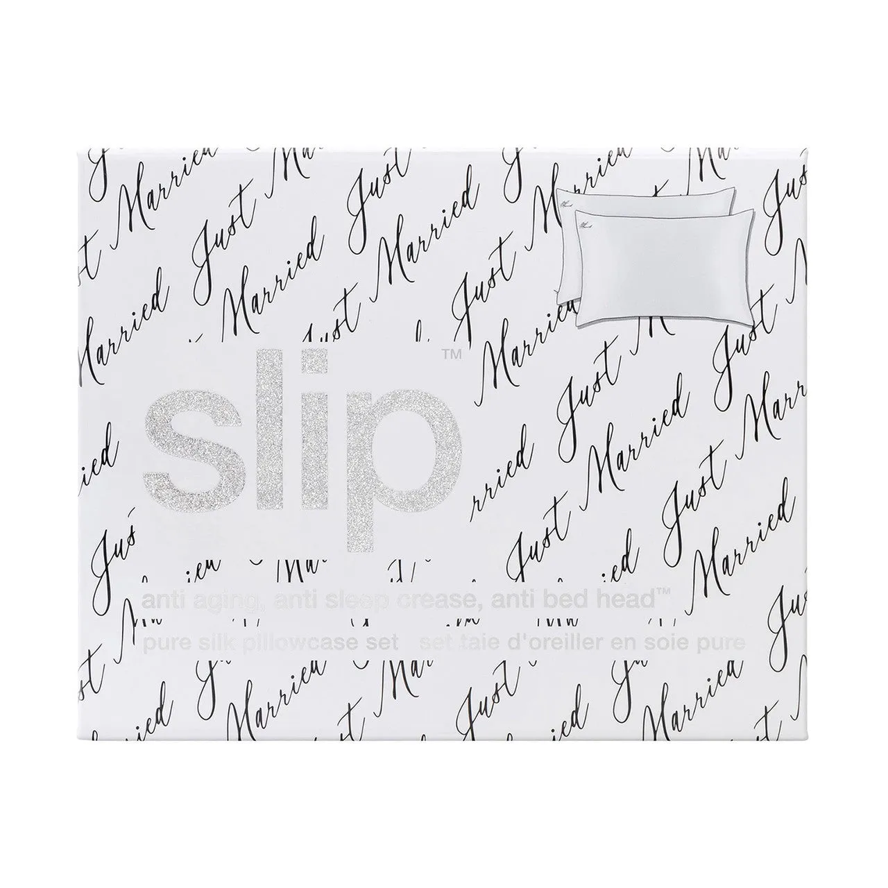 Slip Just Married Pillowcase Duo Set