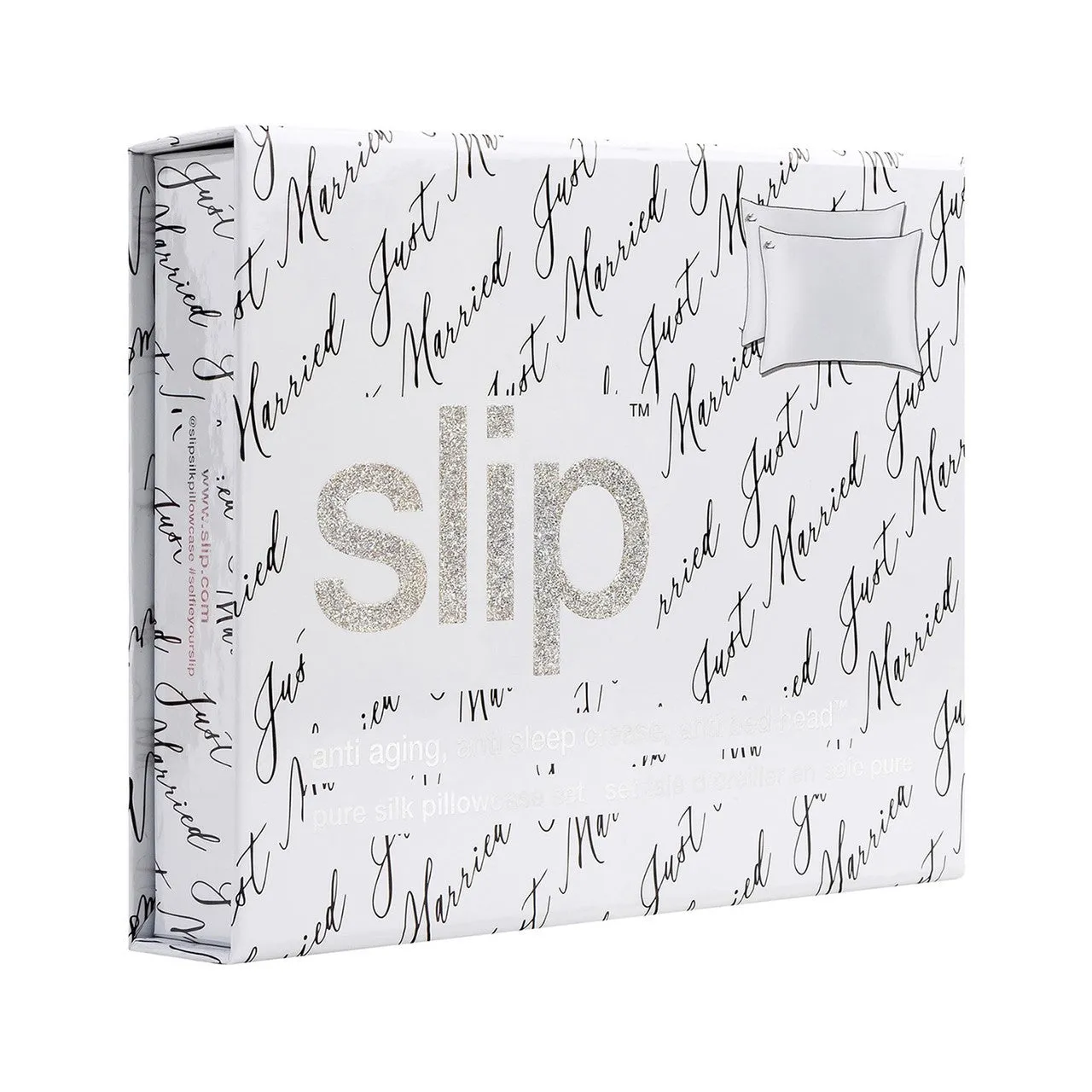 Slip Just Married Pillowcase Duo Set