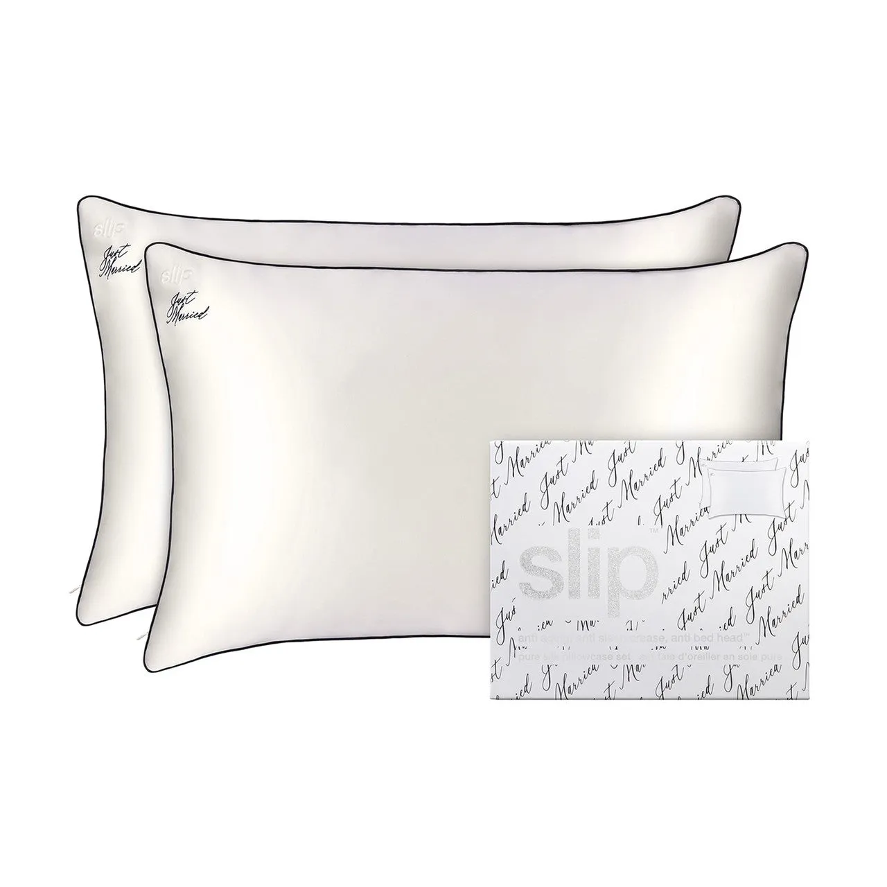 Slip Just Married Pillowcase Duo Set