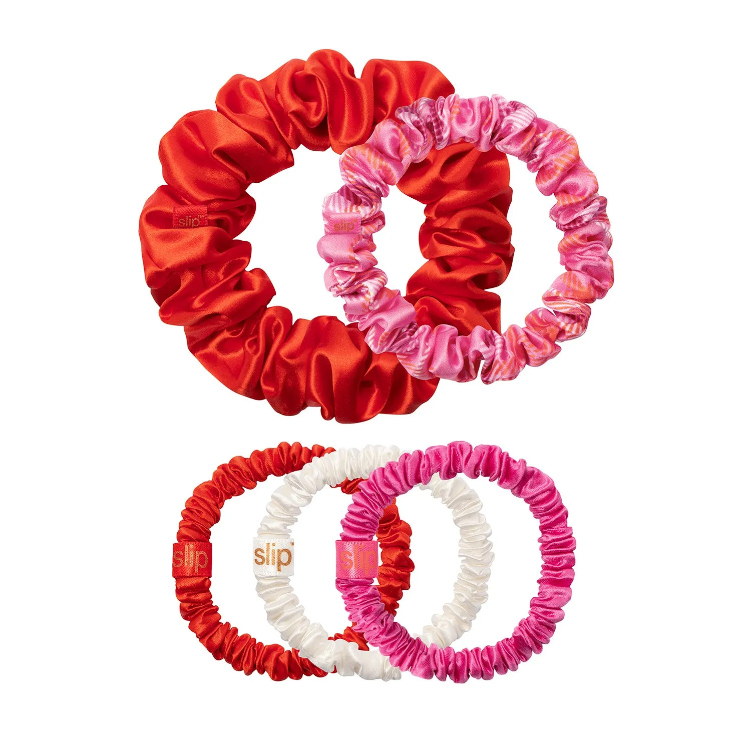 Slip Scarlet Cracker Scrunchie Set