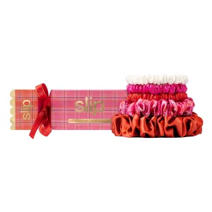 Slip Scarlet Cracker Scrunchie Set