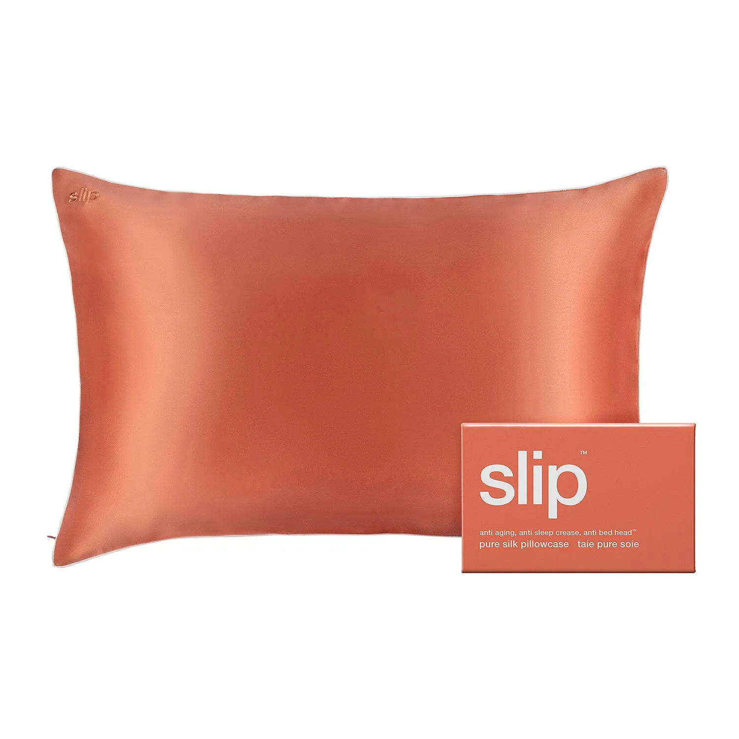 Slip silk pillowcase - Coral Sunset