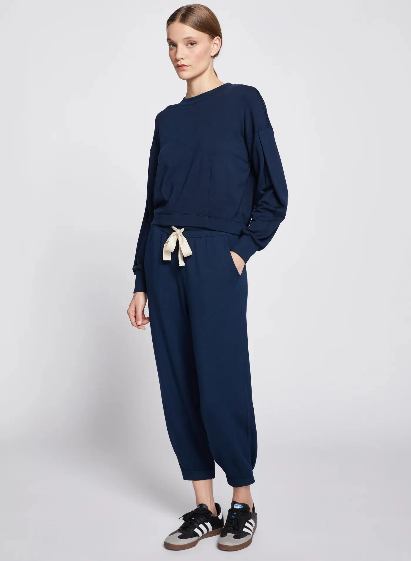 Softest Fleece Pant in New Navy