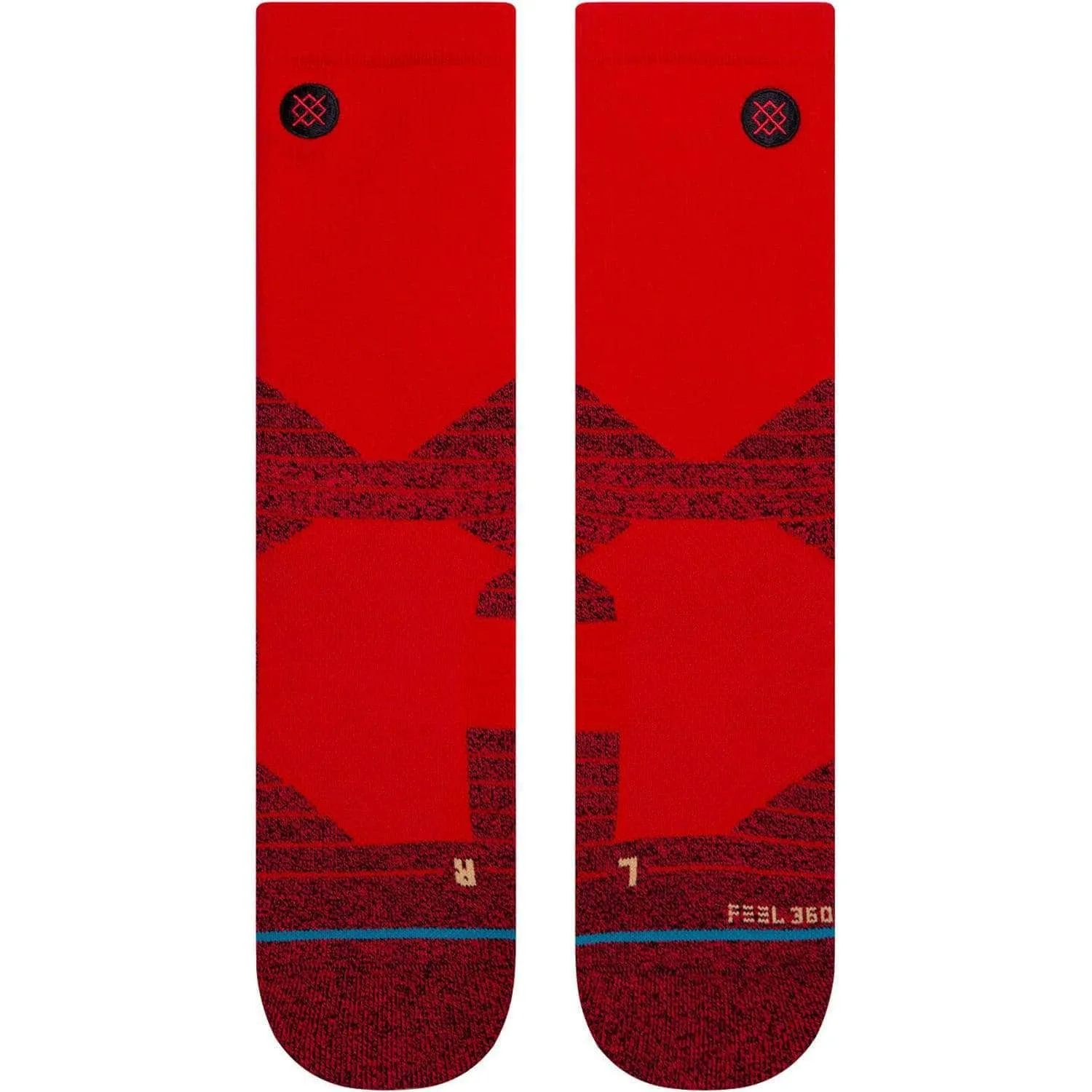 Stance Icon Sport Crew Socks - Red