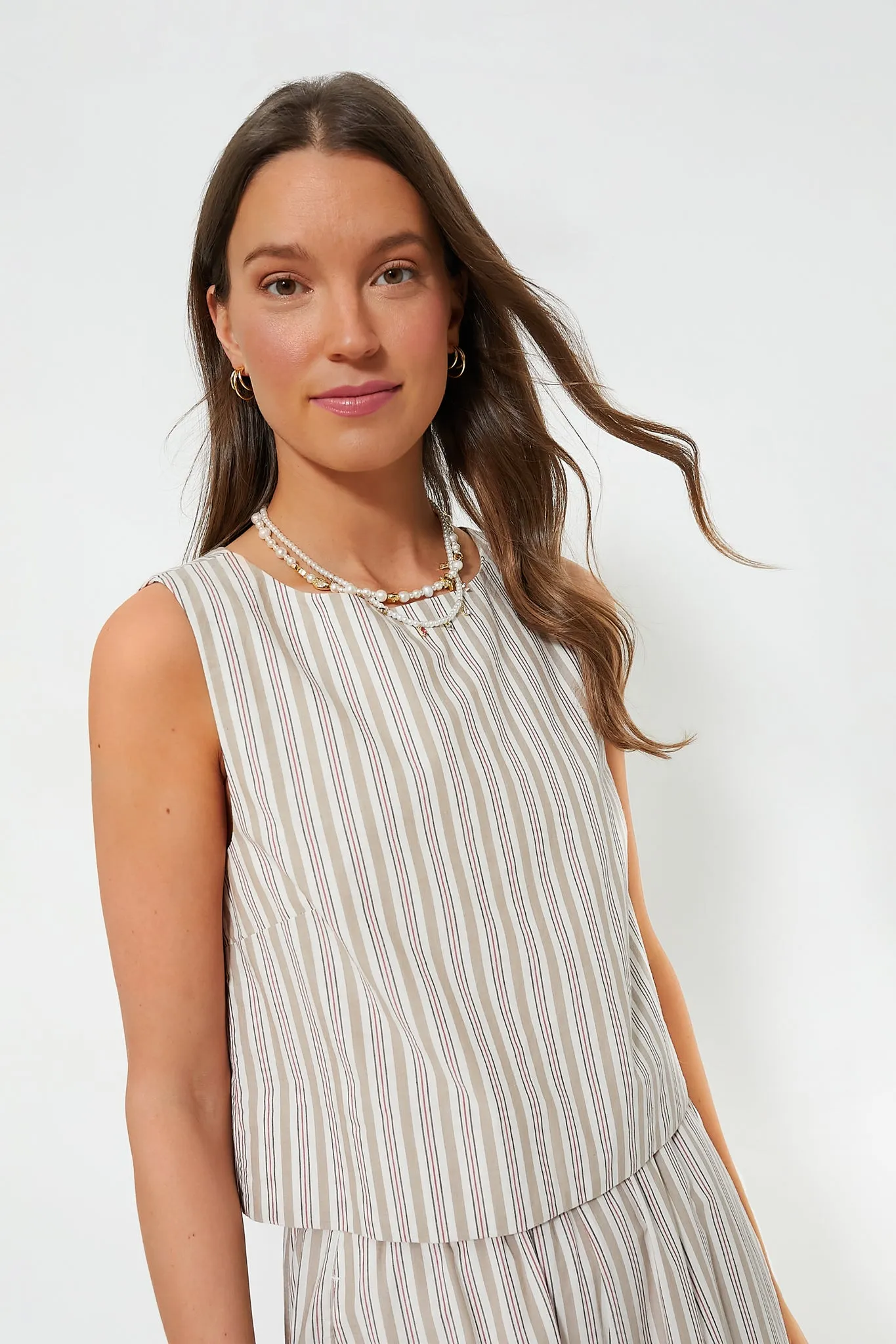 Stripe Mabel Top