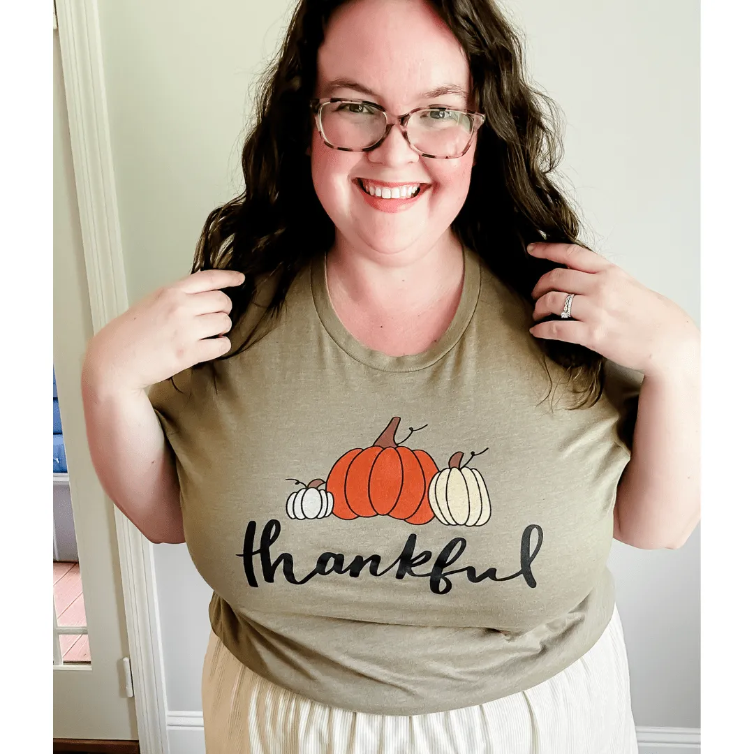 Thankful Pumpkins Multicolor Unisex Shirt