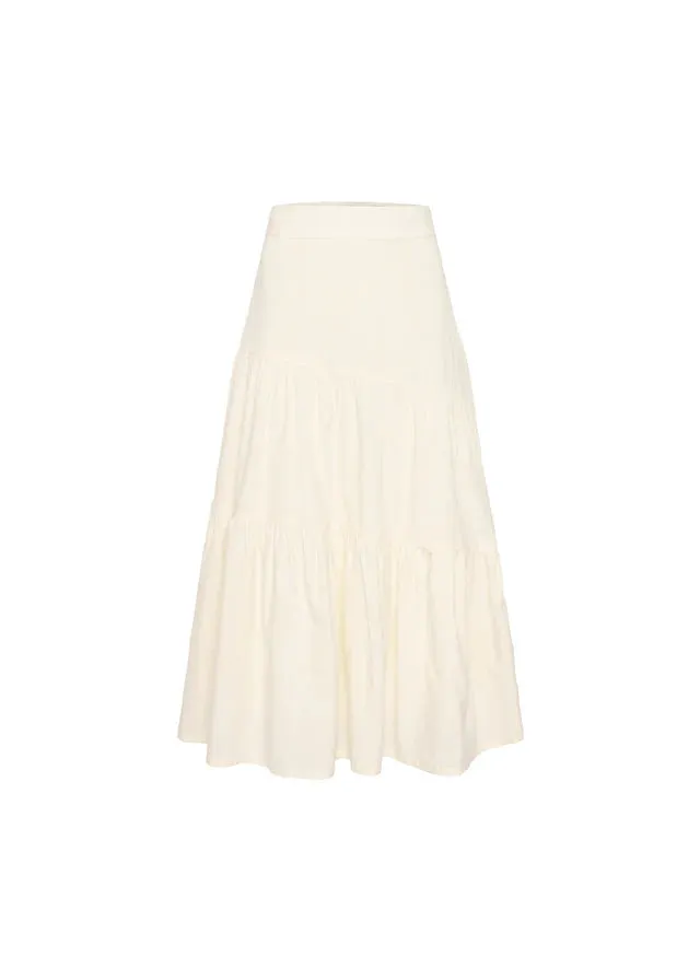 The Audrey Skirt by FRNCH - Cream