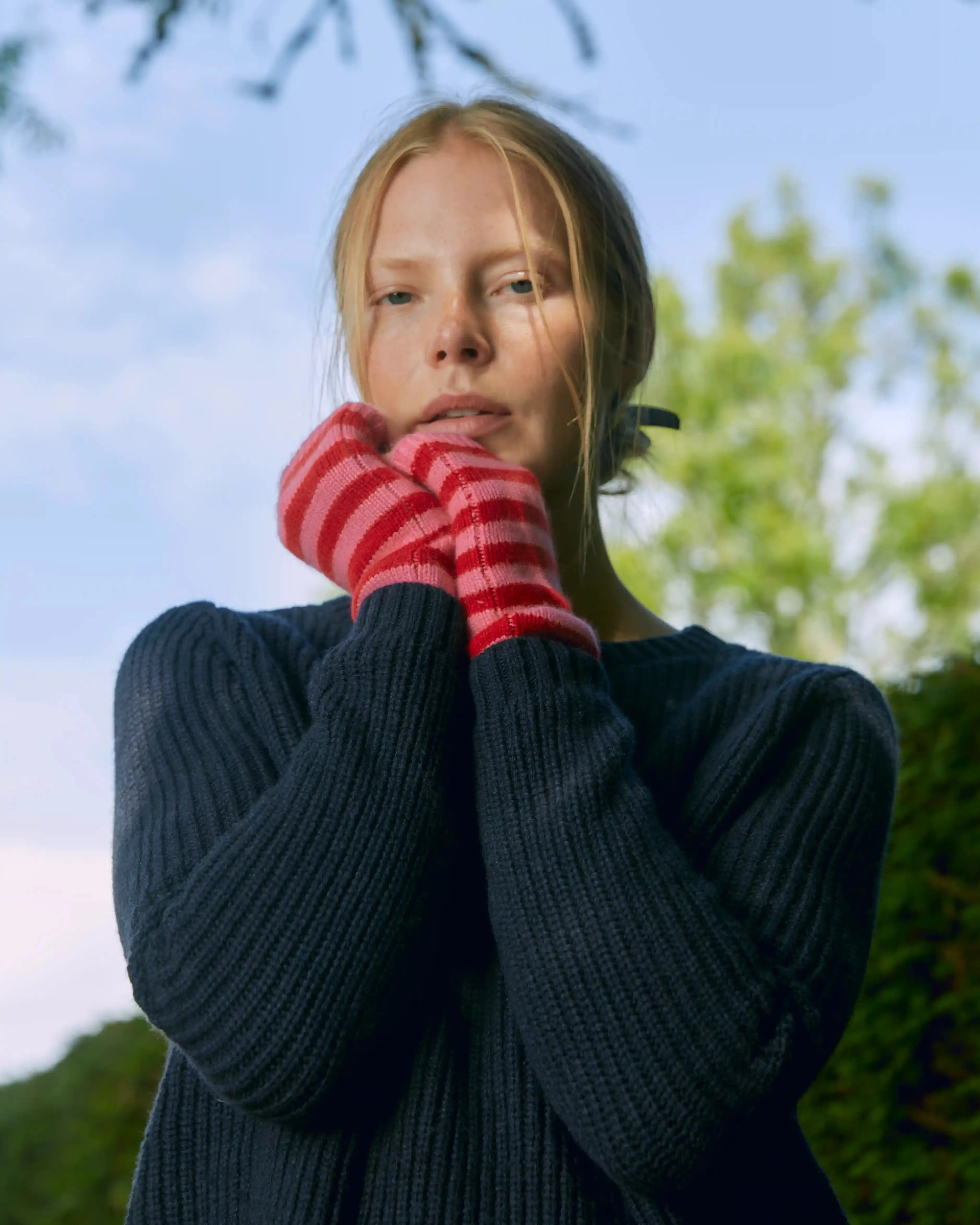 The Cashmere Fingerless Gloves