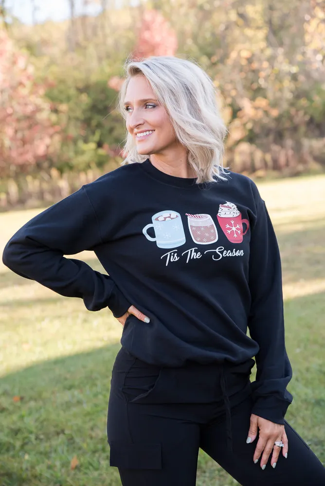 'Tis the Season Graphic Crewneck Graphic Sweatshirt