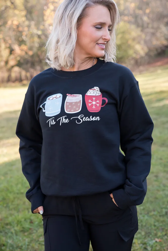 'Tis the Season Graphic Crewneck Graphic Sweatshirt