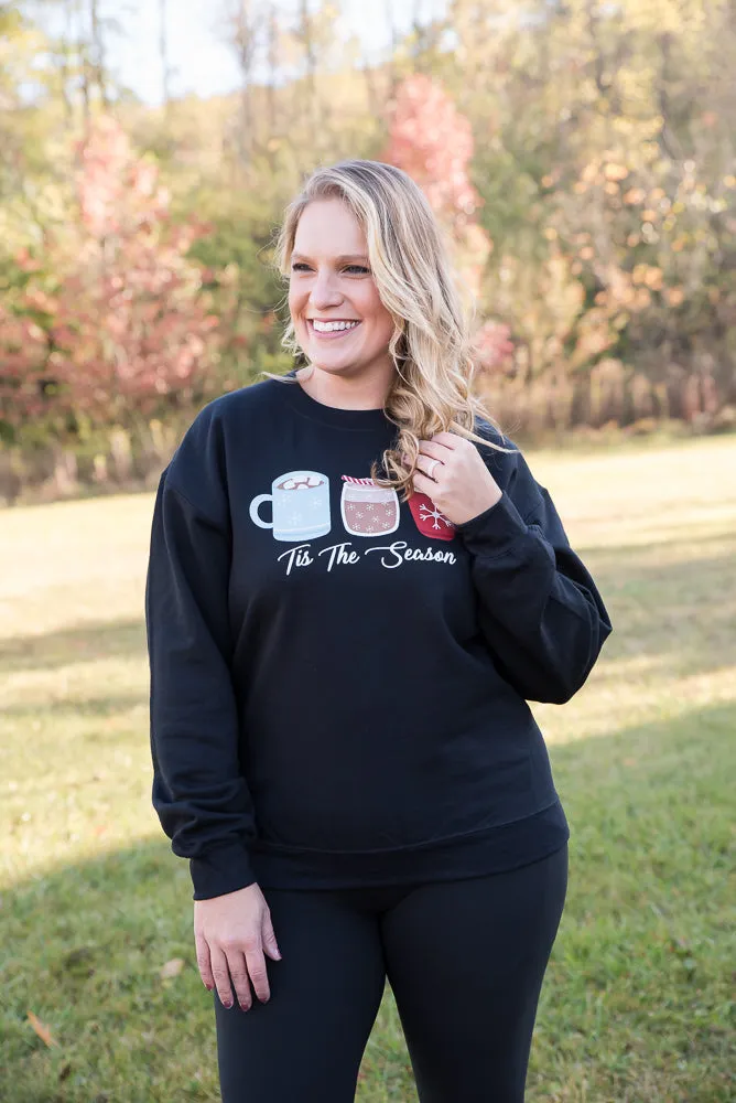 'Tis the Season Graphic Crewneck Graphic Sweatshirt