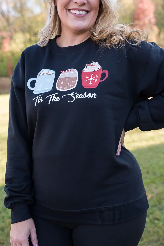 'Tis the Season Graphic Crewneck Graphic Sweatshirt