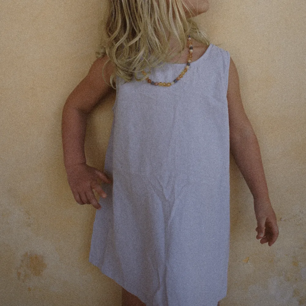 Tothemoon ☾ -  Ziggy dress - V-shaped back - 100% Cotton - Handmade in Holland