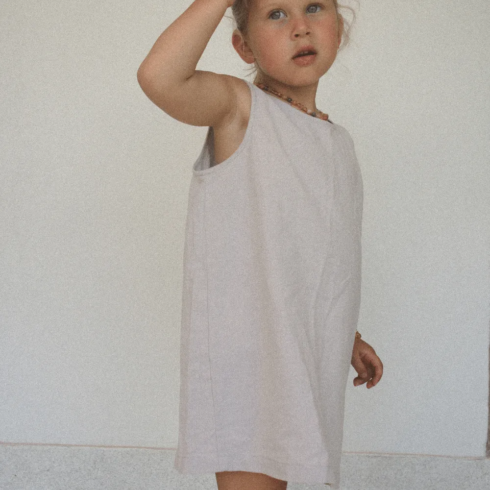 Tothemoon ☾ -  Ziggy dress - V-shaped back - 100% Cotton - Handmade in Holland