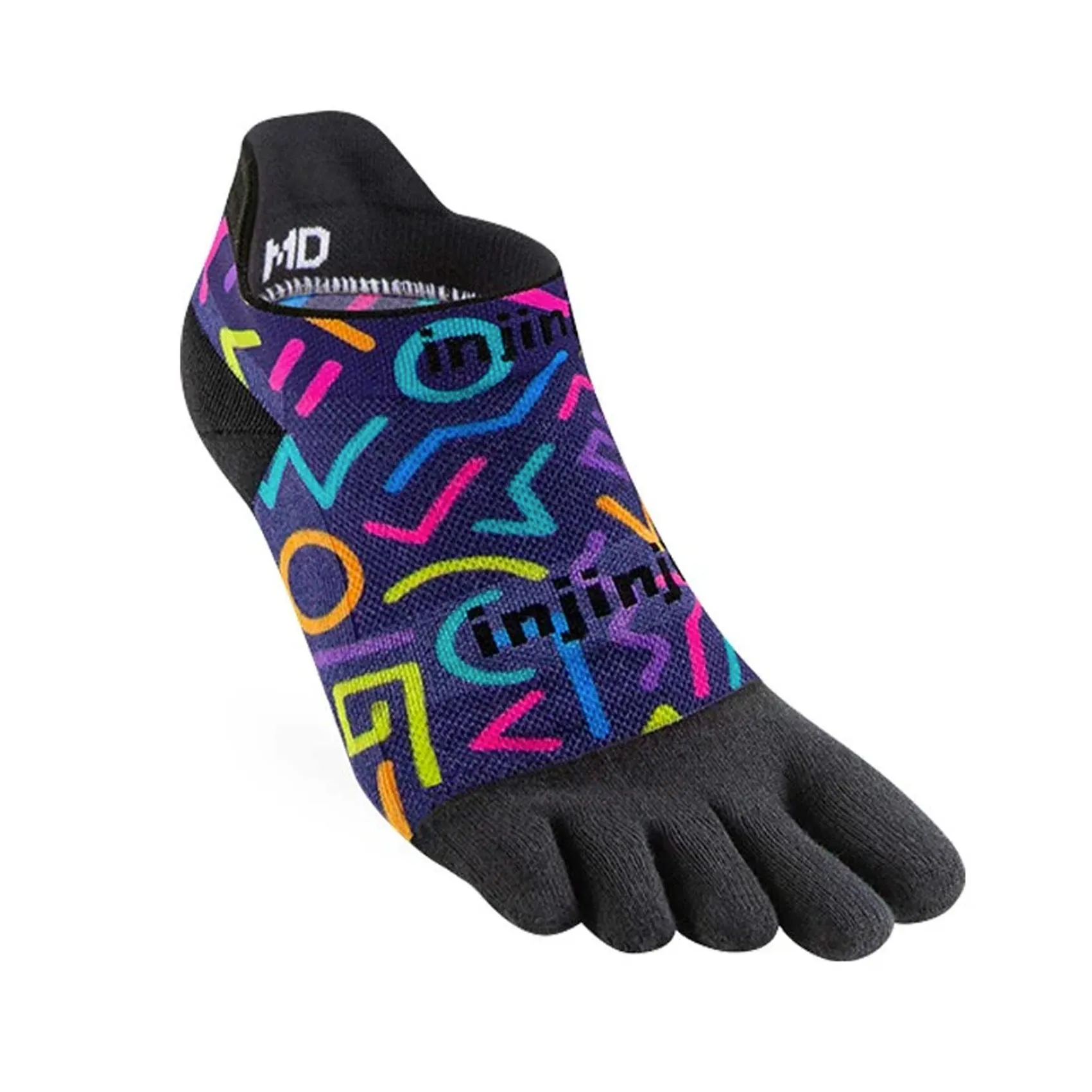 Unisex Injinji Run Spectrum Lightweight No-Show Socks