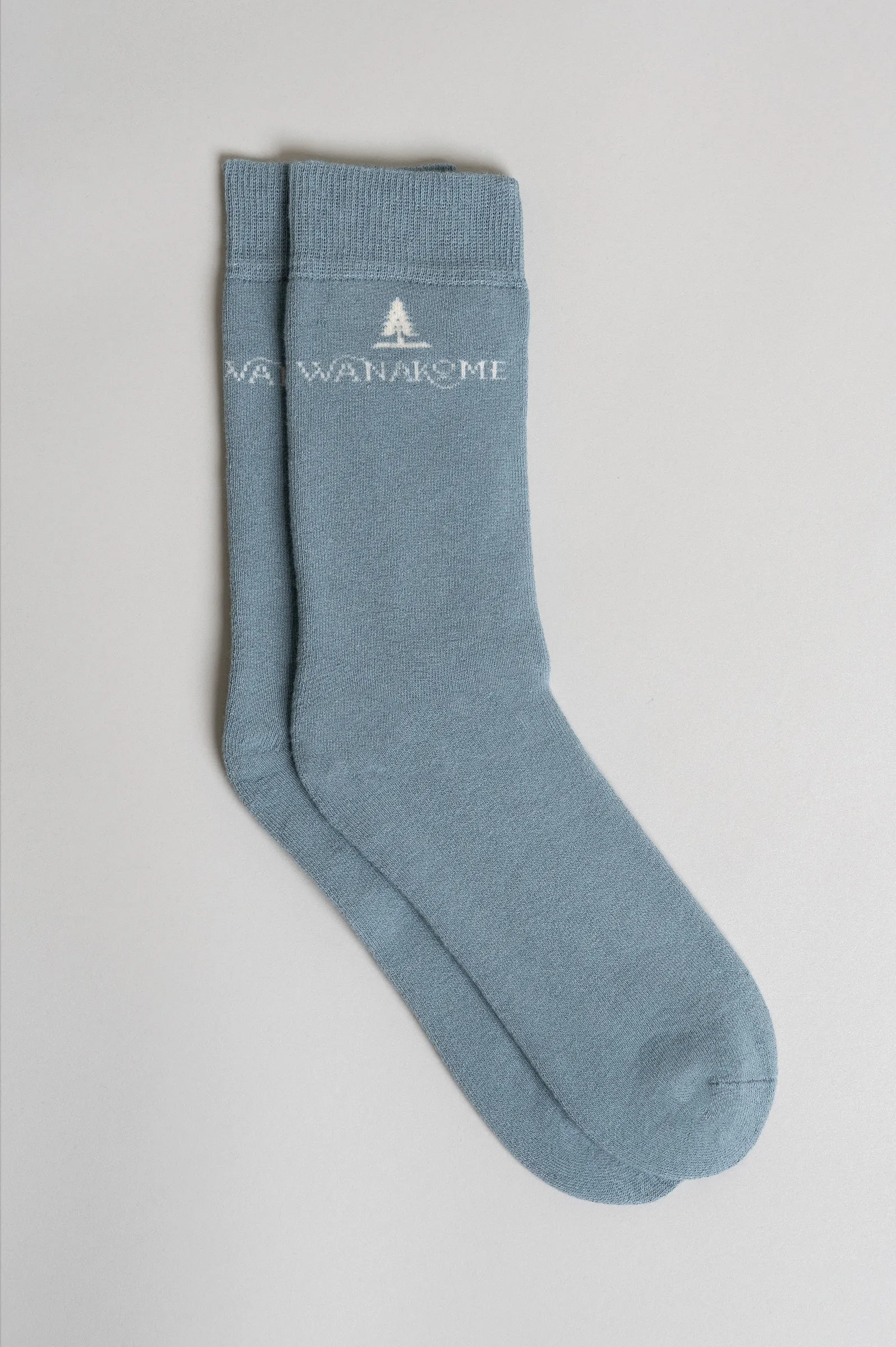 Unisex Solid Logo Socks