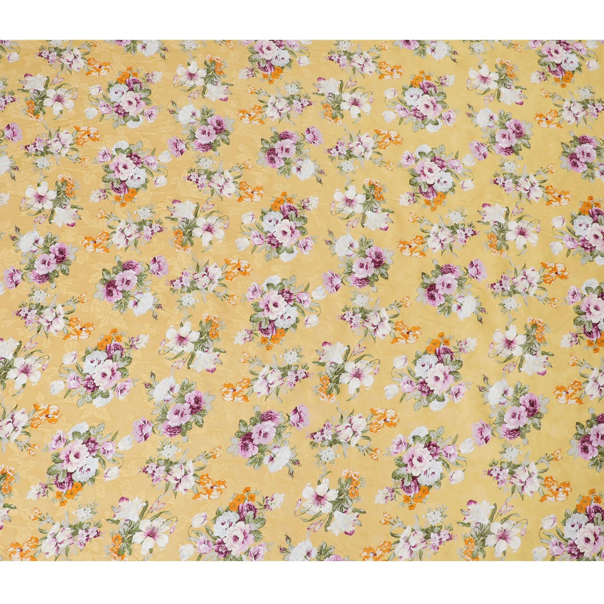 Uragiri Cotton Voile Fabric - Golden Hour Floral, 110cm Wide, Japanese Imported-D17723