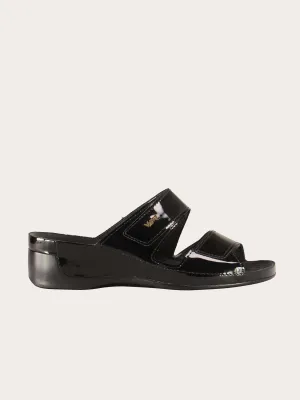 Vital Women's Slider Patent Leather Sandals