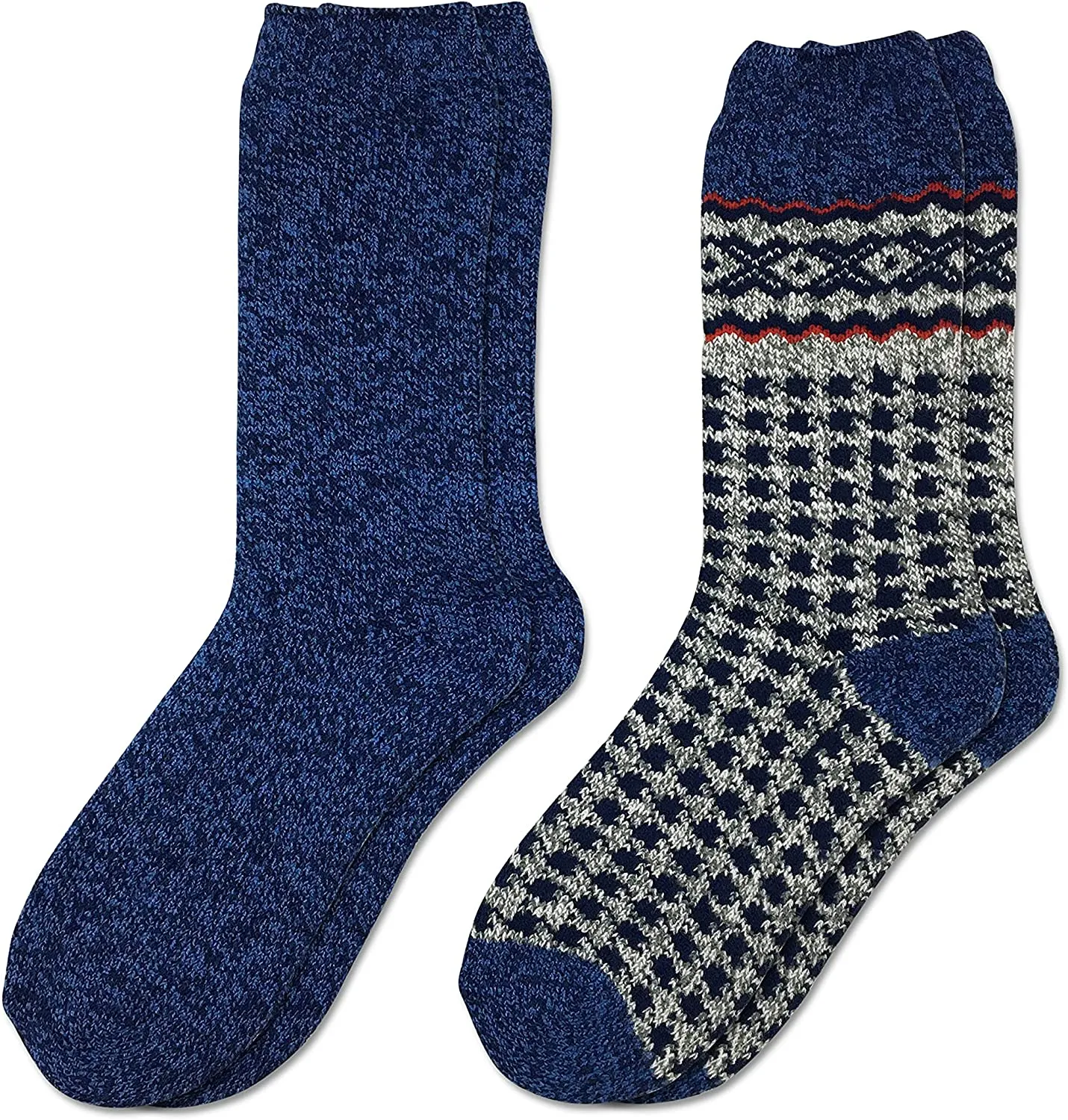 Women's 2 Pack Warm Cozy Thermal Socks - Thick Insulated Crew for Cold Winter Weather, Shoe Size 4-10