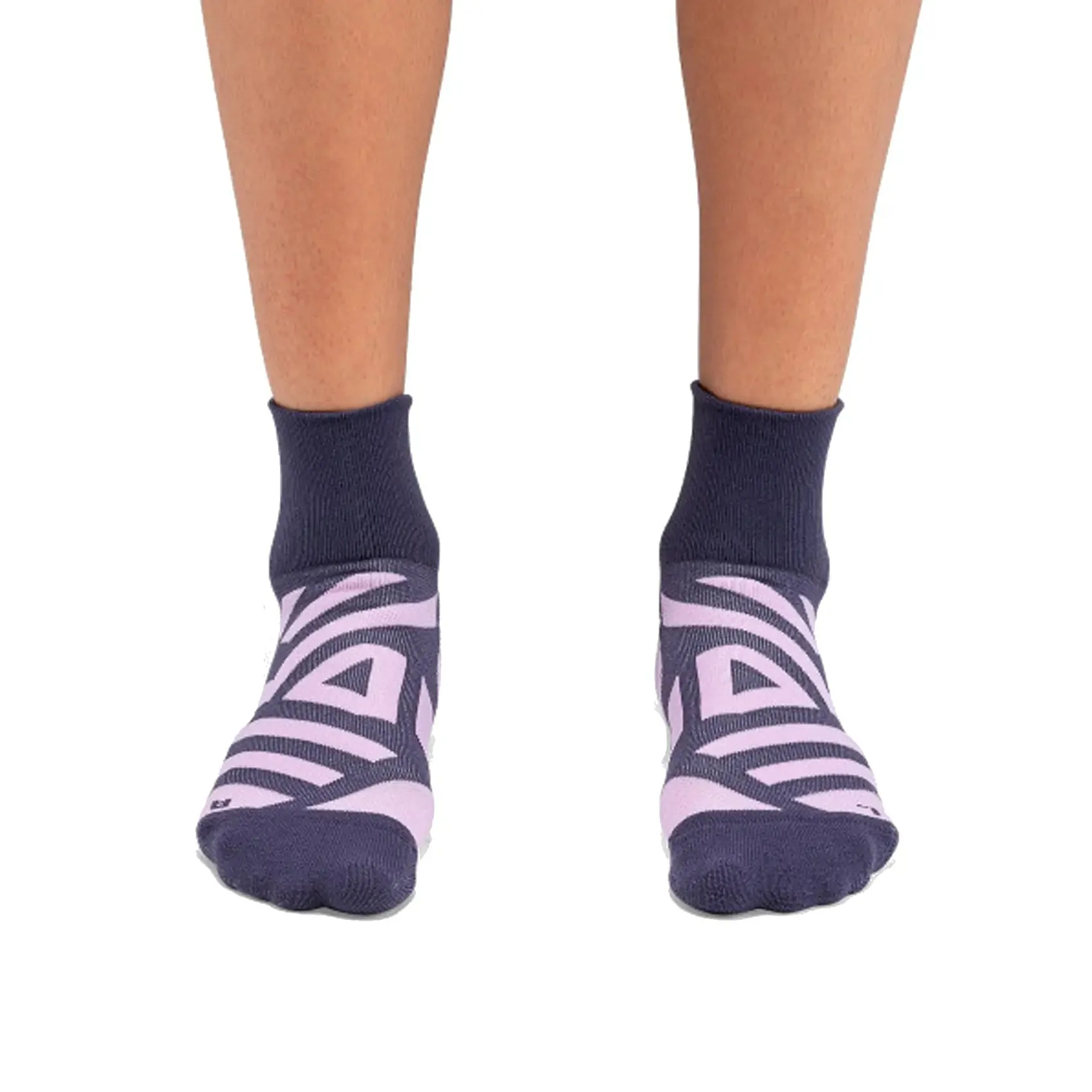 Womens On Running Performance Mid Sock  - Flint / Fiji