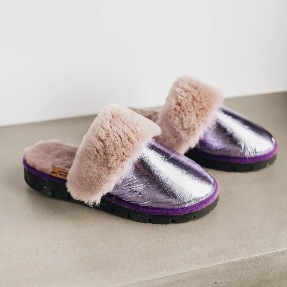 Women's Sheepskin Slip-on Slippers | VERONICA DELUXE (Last Chance)