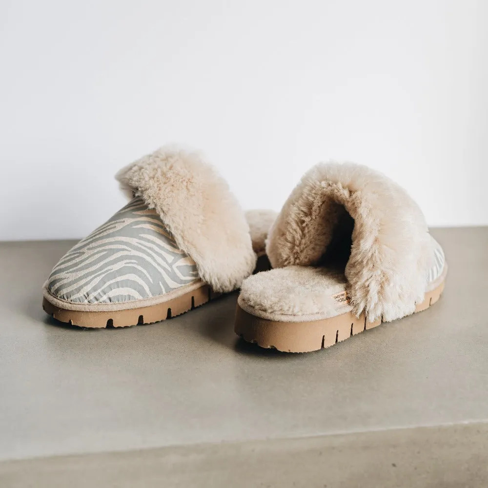 Women's Sheepskin Slip-on Slippers | VERONICA DELUXE (Last Chance)